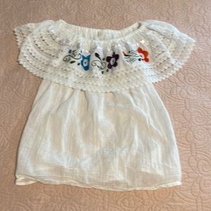 Embroidered top